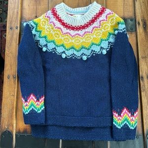 Boden fair isle toddler sweater